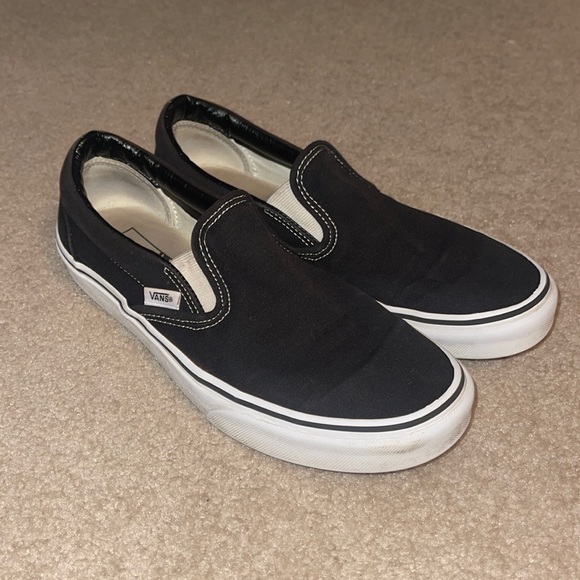 Vans Shoes - VANS Black Slip-On-Shoe